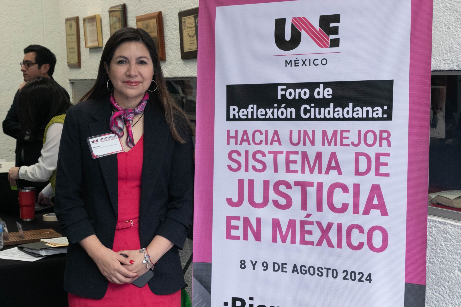 La jueza Juana Fuentes Velázquez.