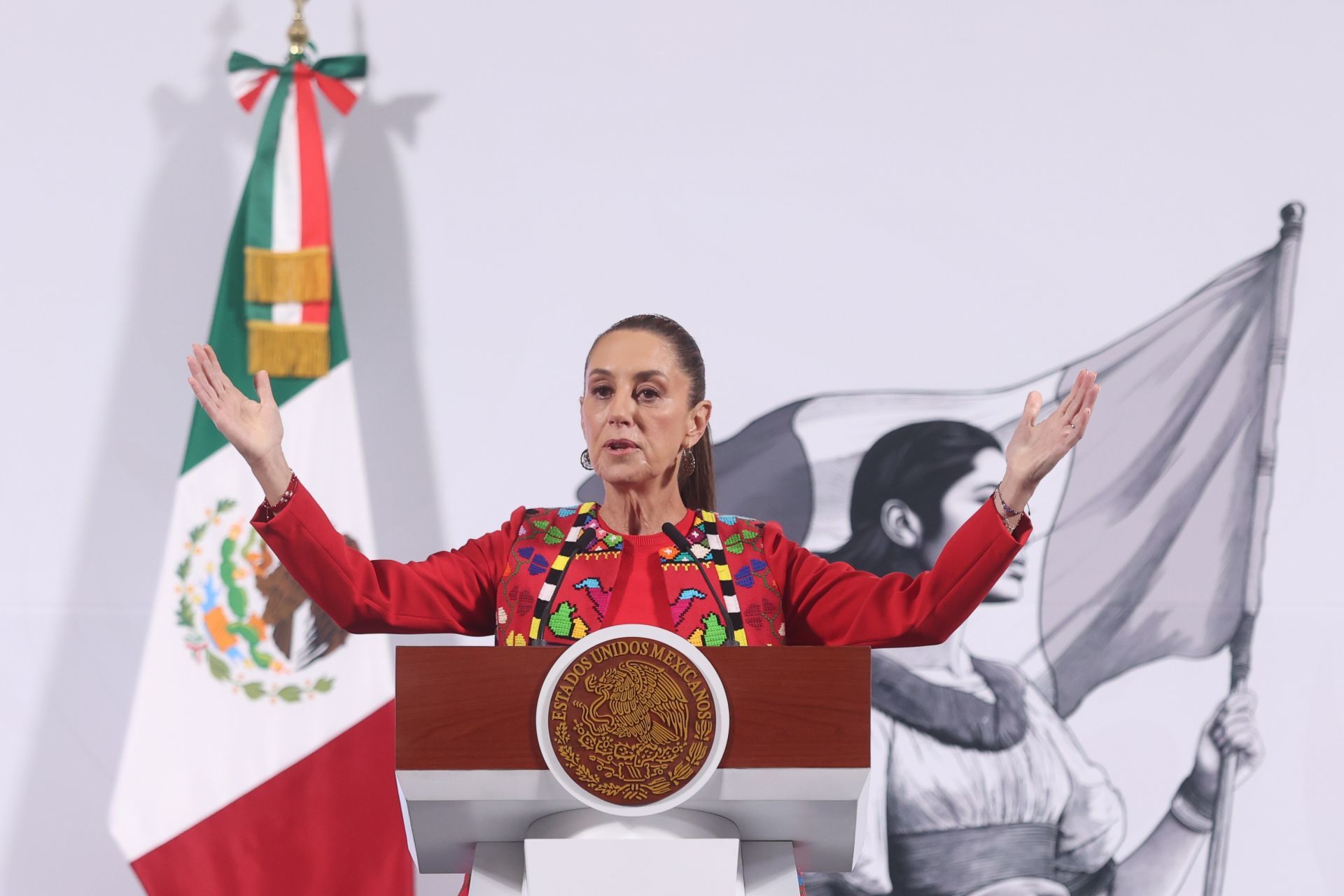 Claudia Sheibaum defendió el traslado de fondos del Poder Judicial al ISSSTE. (Cuartoscuro)